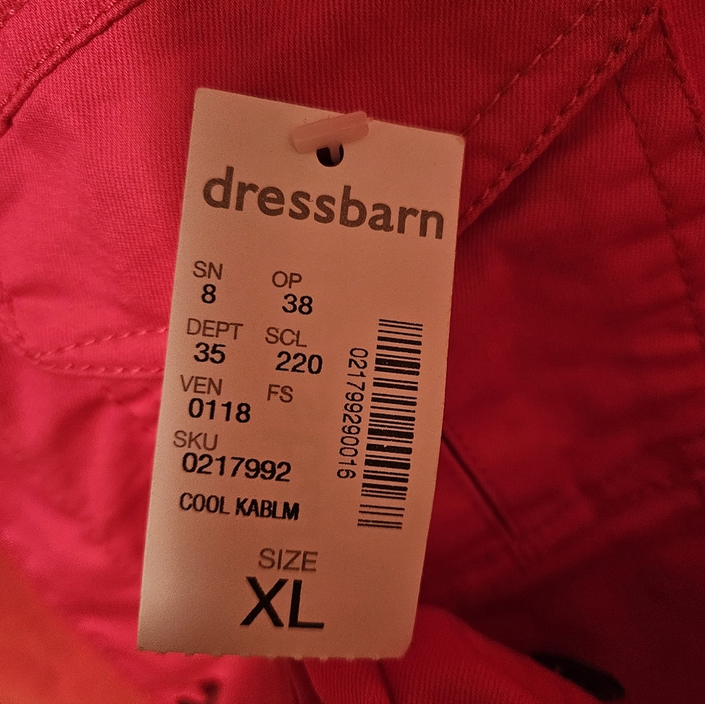 Roz & Ali Vibrant Red Jean Jacket - Picture 3 of 3